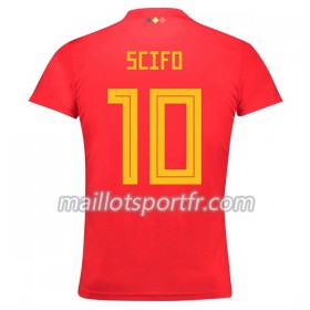 Maillot de Foot Belgique Scifo 10 Domicile Coupe du monde 2018